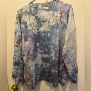 Lightweight tie dye sweater